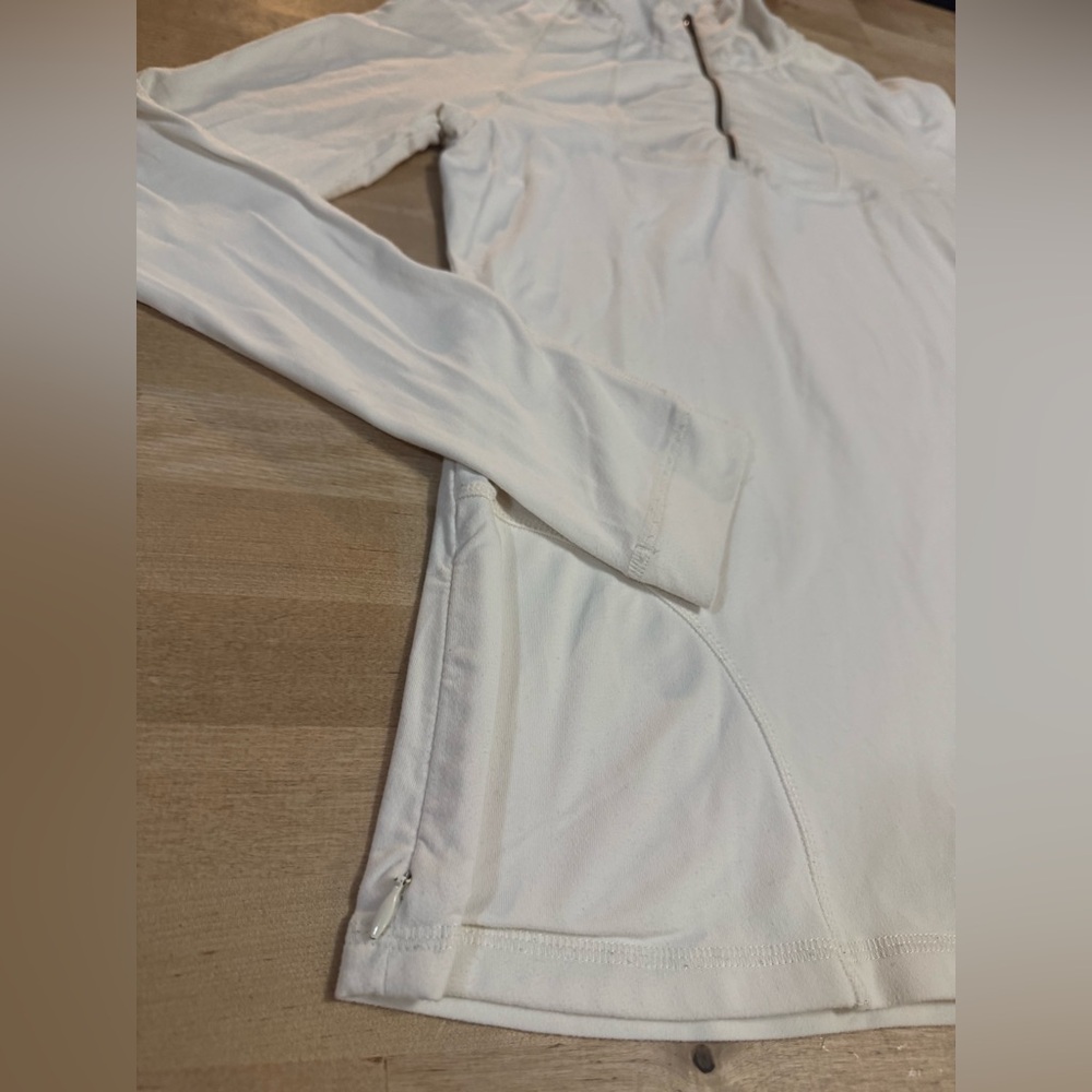 Royal Robbins women’s cream 1/4 zip athletic golf top - Picture 2 of 7